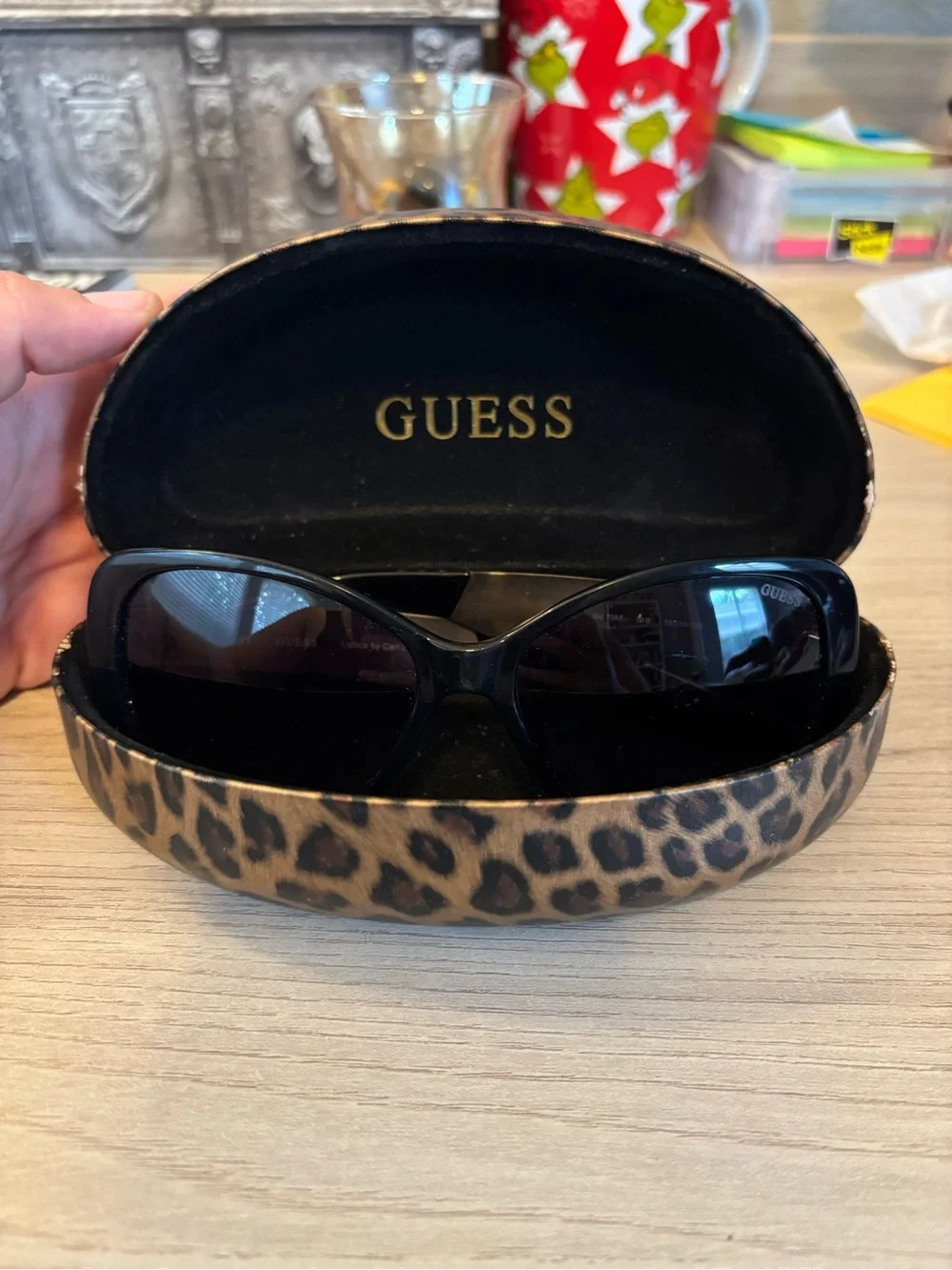 Vintage GUESS Oversized Sunglasses with Carl Zeiss Lenses